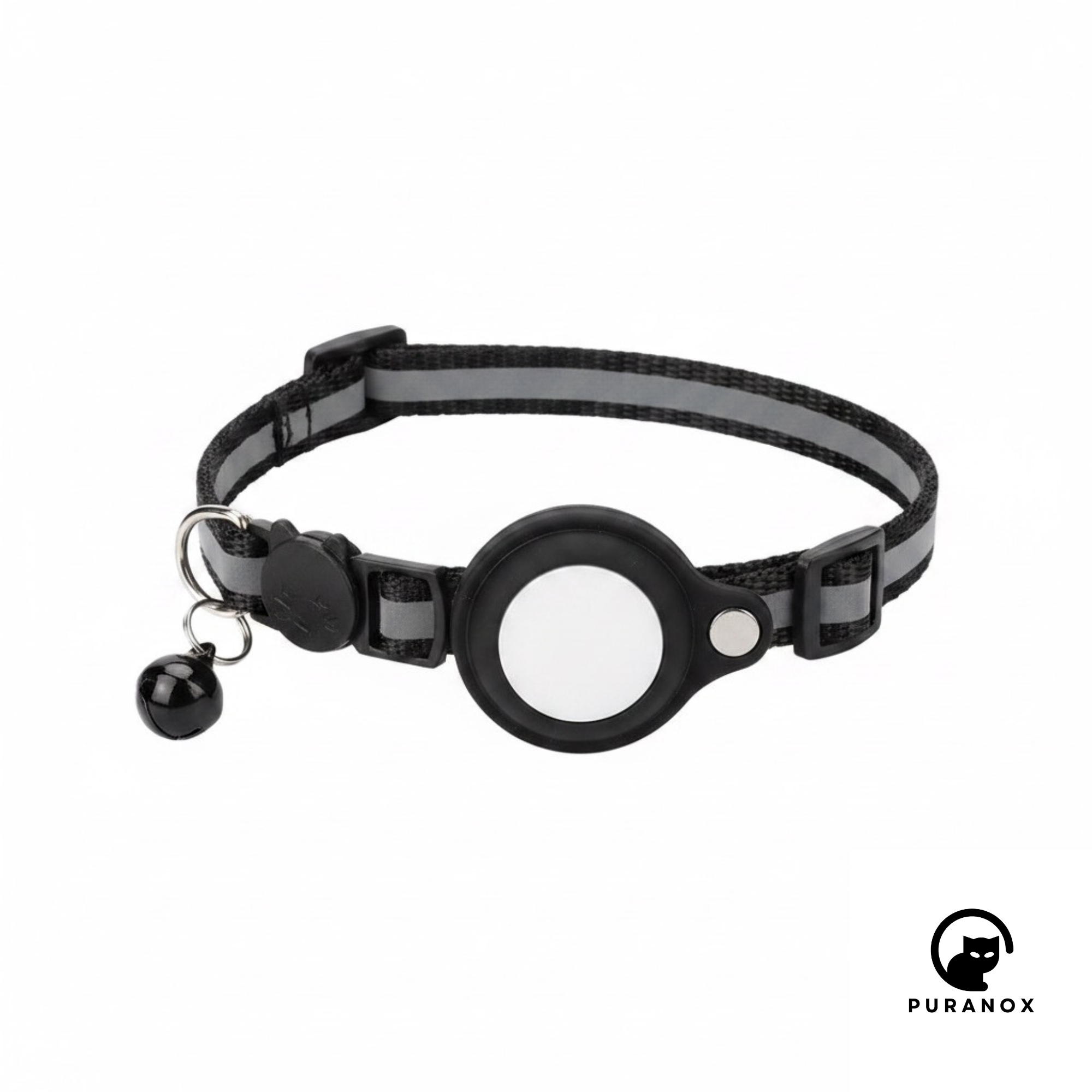 PuraNox SafeTag Collar – Collier réfléchissant avec support AirTag